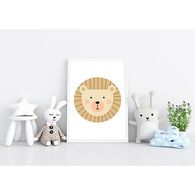 Tranh treo tường | Tranh cho bé-Lion Printable Nursery Wall Art 113 , tranh canvas giá rẻ