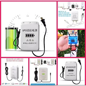 1 BỘ TÍCH ĐIỆN LƯU TRỮ ĐIỆN CHO WIFI KAMERA PHÒNG MẤT ĐIỆN 