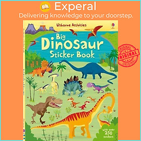 Sách - Dinosaurs Sticker Book by Fiona Watt (UK edition, paperback)