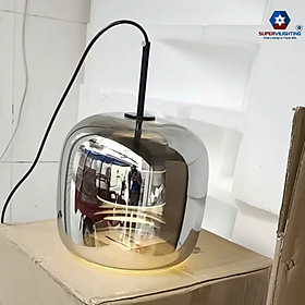 Đèn thả thuỷ tinh trang trí phòng khách phòng ngủ bàn ăn pha lê SuperVilighting phong cách hiện đại