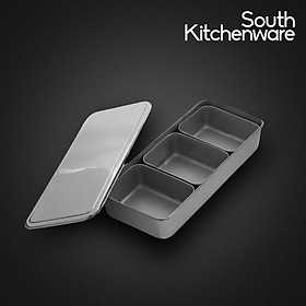 Mua Hộp gia vị inox 100% 3 ngăn