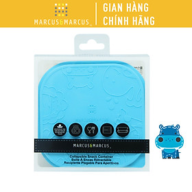 Bát silicon xếp gọn đựng bánh ăn dặm cho bé Marcus & Marcus