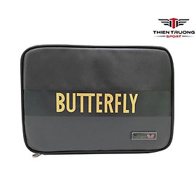 Hình ảnh Bao Vợt Bóng Bàn Vuông Butterfly 2 Ngăn -Tặng Khung Nhựa Để 2 Cây Vợt