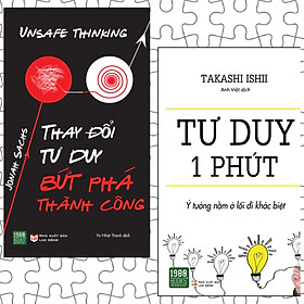 Nơi bán Combo sách kĩ năng: Thay đổi tư duy bứt phá thành công + Tư duy 1 phút - Giá Từ -1đ