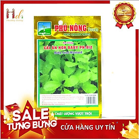 PN - Hạt Giống Cải Bẹ Xanh Ăn Non Năng Suất Cao, Nhanh Thu Hoạch 20Gr - Trồng Rau Xanh Rau Sạch Organic Bằng Đất Sạch...