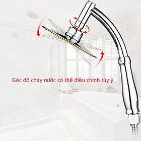 Mua Bộ đầu vòi hoa sen tăng áp 6 inch ( gồm có vòi sen  giá đỡ vòi sen  dây sen cấp nước ) kèm quà tặng