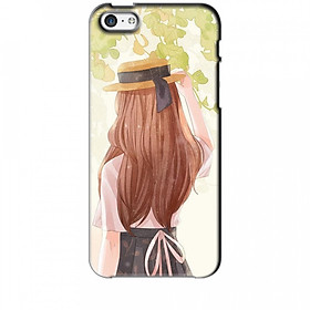 Ốp lưng dành cho điện thoại IPHONE 5C Phía Sau Một Cô Gái