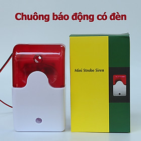 Chuông báo cháy có đèn báo chuông báo động JD-103 110DB