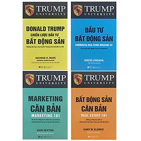 [Download Sách] Combo 4 cuốn sách kinh tế tâm đắc nhất: Donald Trump - Chiến Lược Đầu Tư Bất Động Sản + Đầu Tư Bất Động Sản + Marketing Căn Bản + Bất Động Sản Căn Bản - (Tái Bản Năm 2021) (Tặng kèm bookmark Happy Life)