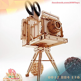 Mô hình lắp ghép gỗ Rolife - Camera cổ điển - Robotime Vintage Camera TG403