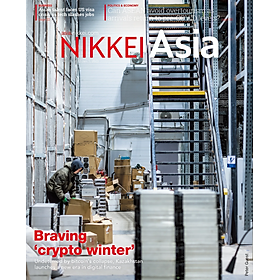 Ảnh bìa Nikkei Asia - 2022: BRAVING 'CRYPTO WINTER' - 51.22 tạp chí kinh tế nước ngoài, nhập khẩu từ Singapore
