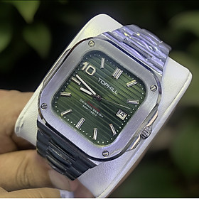 ĐỒNG HỒ TOPHILL TW089G.S1A08 Nam máy automatic kính sapphire size 37,5x39mm 5ATM