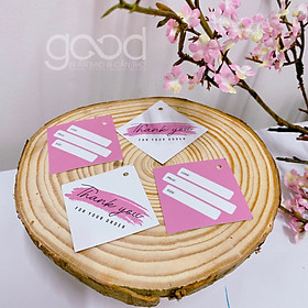 Mua SET Tag thẻ treo quần áo  mác treo quần áo phụ kiện thời trang có đục lỗ  cán màng mờ cao cấp