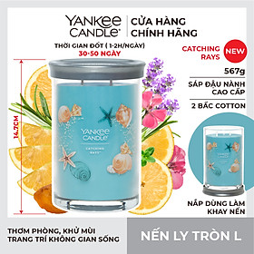 Nến ly tròn sáp đậu nành Yankee Candle size L (567g) - Catching Rays