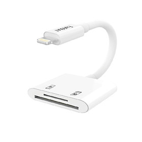 Mua Đầu đọc thẻ nhớ dành cho iPhone  iPad Earldom ET-OT47  Hỗ trợ thẻ MicroSD và SD - Hàng Chính Hãng