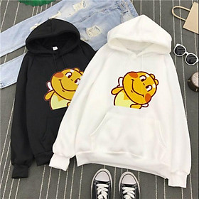 Áo đôi thu đông hoodie nam nữ in hình mặt cười đẹp nhất