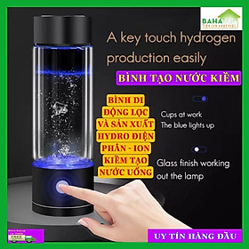 Mua BÌNH DI ĐỘNG LỌC SẢN XUẤT HYDRO ĐIỆN PHÂN - ION KIỀM TẠO NƯỚC UỐNG (BÌNH TẠO NƯỚC KIỀM)   BAHAMAR  Nước Hydro phong phú