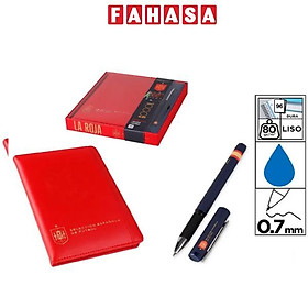 Sổ Ghi Chú Kèm Bút Bi La Roja - MP RF019-01 (Bút Bi Ngẫu Nhiên)