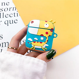 Mua Airpods case  Ốp silicone dẻo bảo vệ dành cho Airpods 1/2 - Hàng Chính Hãng - Cartoon Animal