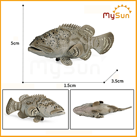 Bộ đồ chơi mô hình sinh vật cua biển, cá mập megalodon, cá voi xanh sát thủ