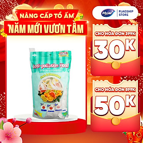 Màng Bọc Thực Phẩm PE Tái Sử Dụng Dạng Bo Chun MyJae, Màng Bọc Bảo Quản Thức Ăn (100 Cái/Gói)