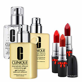 Kem Dưỡng Ẩm Clinique Dramatically Different (Lotion/ Gel/ Hydrating Jelly) 125Ml + Tặng 1 Thỏi Son M.a.c (Ruby Woo/ Chili/...