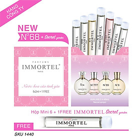 Bộ Nước Hoa IMMORTEL Mini 6 +1 Free Secret + No68 - Eau De Parfum