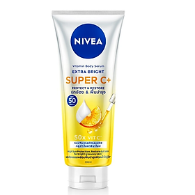 TINH CHẤT DƯỠNG THỂ NIVEA VITAMIN BODY SERUM EXTRA BRIGHT SUPER C+ 170ml