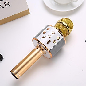 Mua Mic hát karaoke kết nối điện thoại dễ sử dụng，Mic Hát Karaoke Bluetooth Không Dây WS858 - Âm vang - Ấm - mic hát karaoke