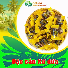 Kẹo chuối tươi Thanh Bình  - Túi Zip 500g - nguyên chất, có cốt dừa, mềm dẻo, thơm đậm vị chuối - Đặc Sản Bến Tre