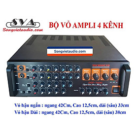 BỘ VỎ AMPLI 4 KÊNH MẶT NHÔM