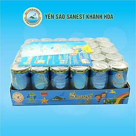 [Khay 30 lon] Nước Yến sào Khánh Hòa Sanest Kids đóng lon 190ml - 0162