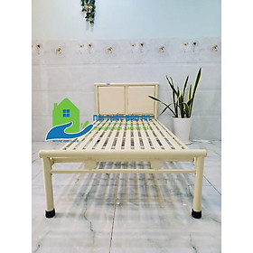 Mua Giường sắt kích thước ngang 1M2 dài 2M – GS50 mẫu đơn giản  tiện dụng  dễ dàng tháo ráp di chuyển.
