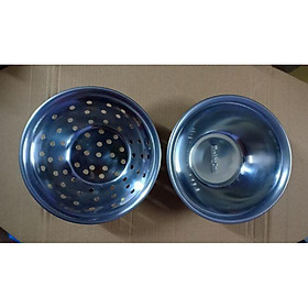 Mua Bộ Thau kèm rổ Inox hàng chuẩn thương hiệu Homking Cook nổi tiếng do Cty sx chất lượng siêu bền tốt
