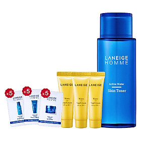 Bộ Nước Cân Bằng Laneige Homme Active Water Skin Toner (180ml)