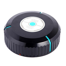 Auto Cordless Vacuum Cleaning Robot Robotic Cleaner for Hair Dust Dirt Black