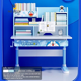Mua BÀN HỌC CHỐNG GÙ CHO BÉ - BHT11 - ghế bộ Doraemon/Hellokitty