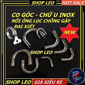 Co góc L-góc U chống gập bằng inox cho dây ống lọc, đai xiết giữ ống - phụ kiện máy lọc hồ cá, bể thủy sinh-shopleo