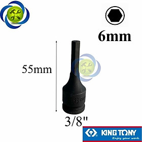 Mua Tuýp lục giác 6mm Kingtony 305506M loại 3/8 loại đen thép CR-MO