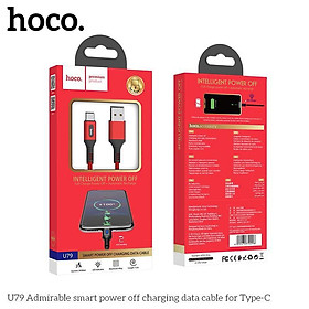 Mua Dây Cáp Sạc Hoco U79 Type C và iPhone 1.2m Tự Ngắt điện thông minh Dành cho iPhone IP Samsung Oppo - Hàng chính hãng