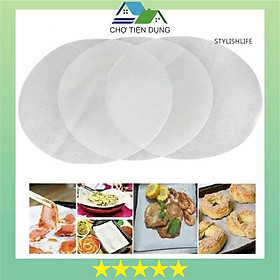 Mua Giấy nến giấy nướng 50 tấm chống dính  thấm dầu hiệu quả dùng lót khuôn khay bánh  lót nướng bếp chiên không dầu GIAYNEN