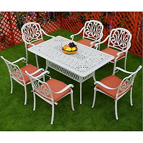 Mua Bàn ghế ngoài trời - Bàn sân vườn BV08 Linhlandecor ( giá bàn chưa ghế)