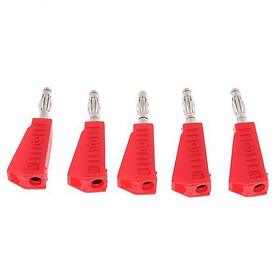 4X 5Pieces 4mm Banana Plug for Test Probes Instrument Meter Connector red