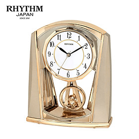 Mua Đồng hồ để bàn Nhật Bản Rhythm 4RP772WR13- Kt 7.8 x 21.3 x 7.6cm  750g. Vỏ nhựa  dùng PIN