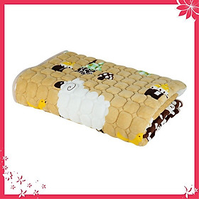 Mua Thảm lông cừu trải giường  thảm nỉ nhung trải giường 3 lớp họa tiết Chất Lượng