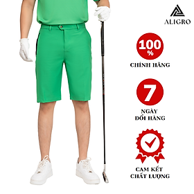 Quần short golf nam ALIGRO nhiều màu chất vải co giãn chống nhăn cực tốt, thoáng khí, thấm hút tốt QSMOG.20