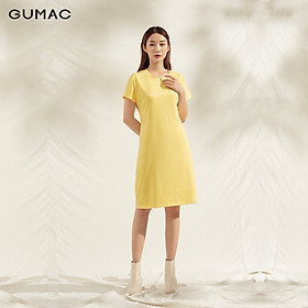 Đầm TC tay dơi DA1127 GUMAC chất cotton tôn dáng cực chuẩn