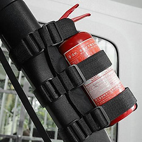 Fire Extinguisher Holder Accs Roll Bar Mount Bracket Adjustable for Car Truck