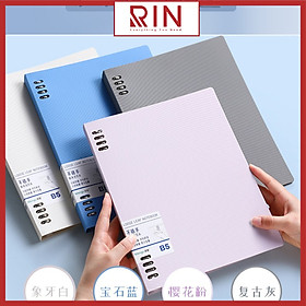 Sổ Tay Ghi Chép Gáy còng / Binder Gáy Lò Xo ghi chép 120 Trang/ Bìa nhựa sổ tay gáy còng - Có kèm giấy 120 trang