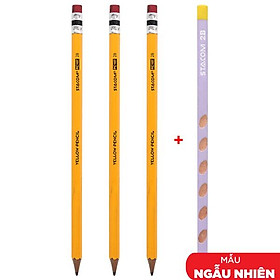 Vỉ 3 + 1 Bút Chì Gỗ 2B - Stacom V3PC107-2B